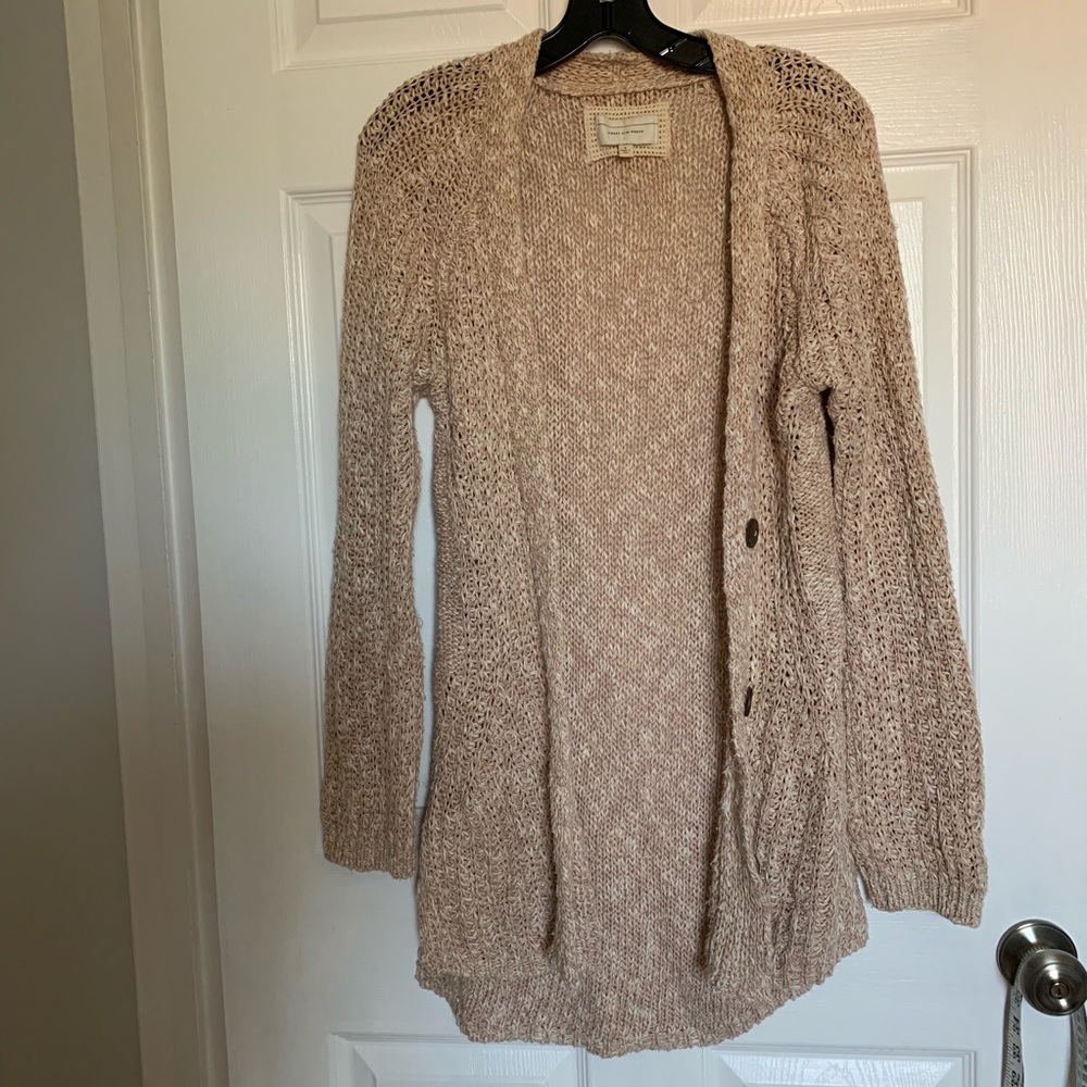 Anthropologie Angel of the North long sweater